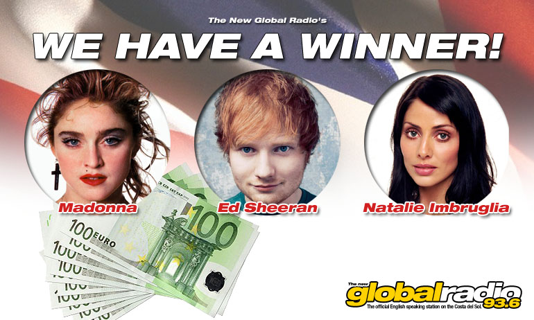 The New Global Radio's €1,000 Triple-Play has a WINNER!