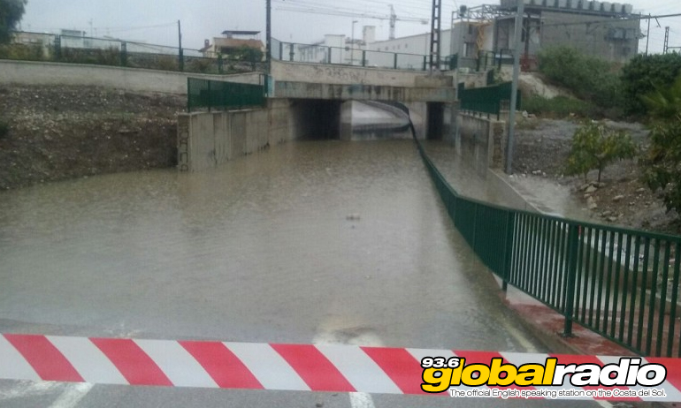 Flooding in Cartama