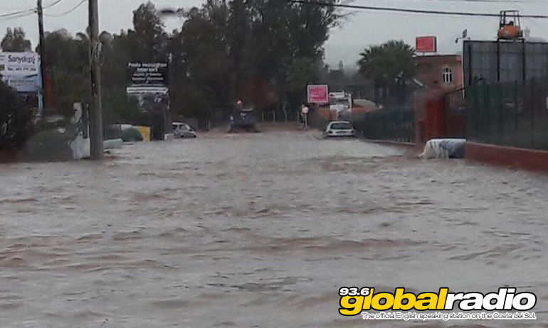 Storms Lead To Flooding On The Costa Del Sol