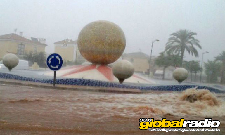 Flooding in Alhaurin De La Torre