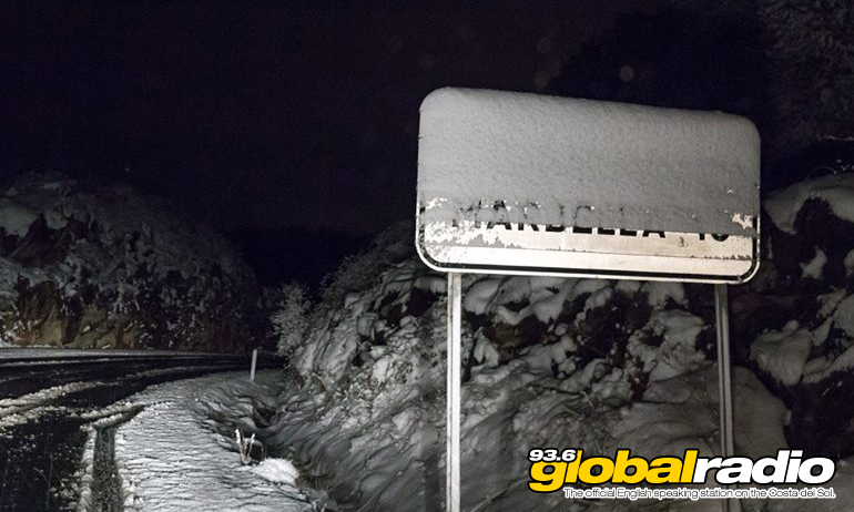 Yellow Snow Warning For Andalucia