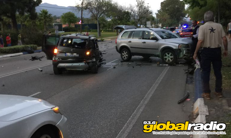Car Ploughs Into Pedestrians In front Of Puerto Banus Club