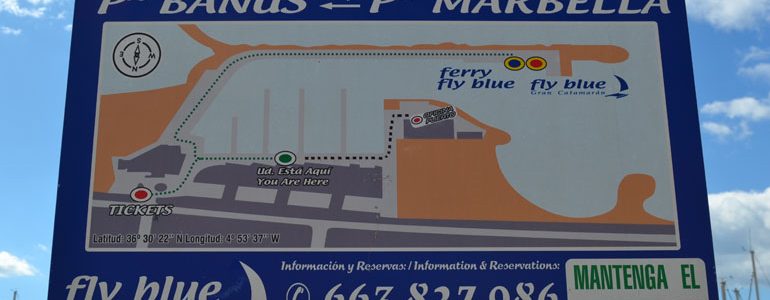 Regular Ferry Trips from Marbella to Puerto Banus from Fly Blue - Global Radio Focus on Marbella