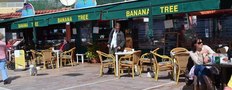 The Banana Tree Terace on the Paseo in Marbella - Global Radio Focus on Marbella