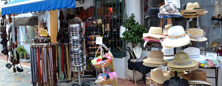 The Shops and Souvenir Places of Marbella Old Town - Global Radio Focus on Marbella