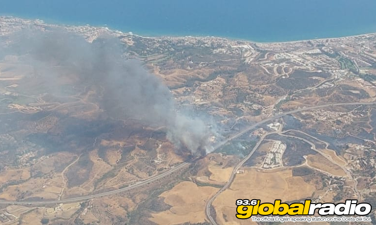 Six Aircraft Fighting Fire In Mijas