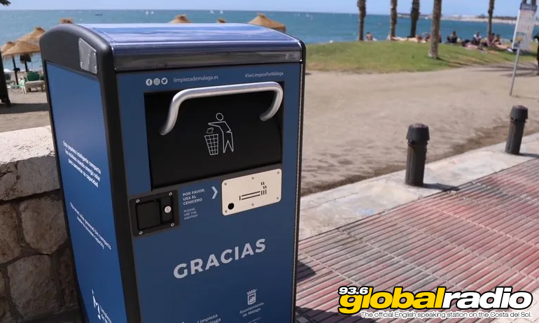 Solar Powered Bins For The Costa Del Sol