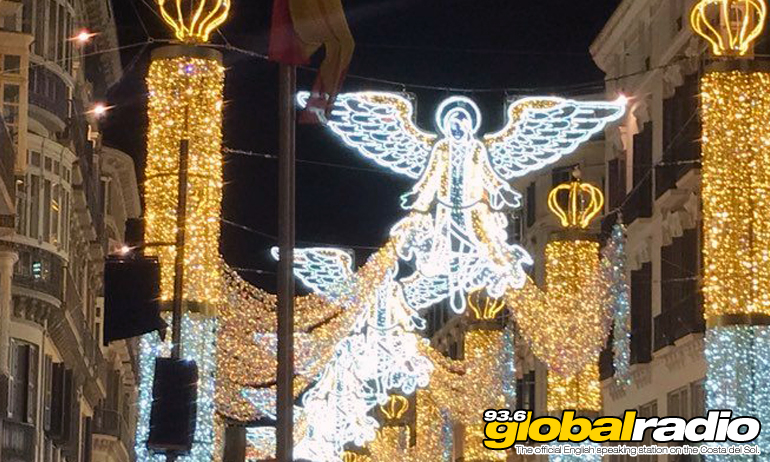Malaga Christmas Lights Switched On