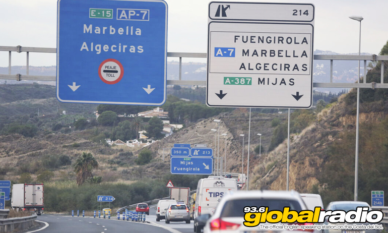 Toll Road Charges Rise On The Costa Del Sol