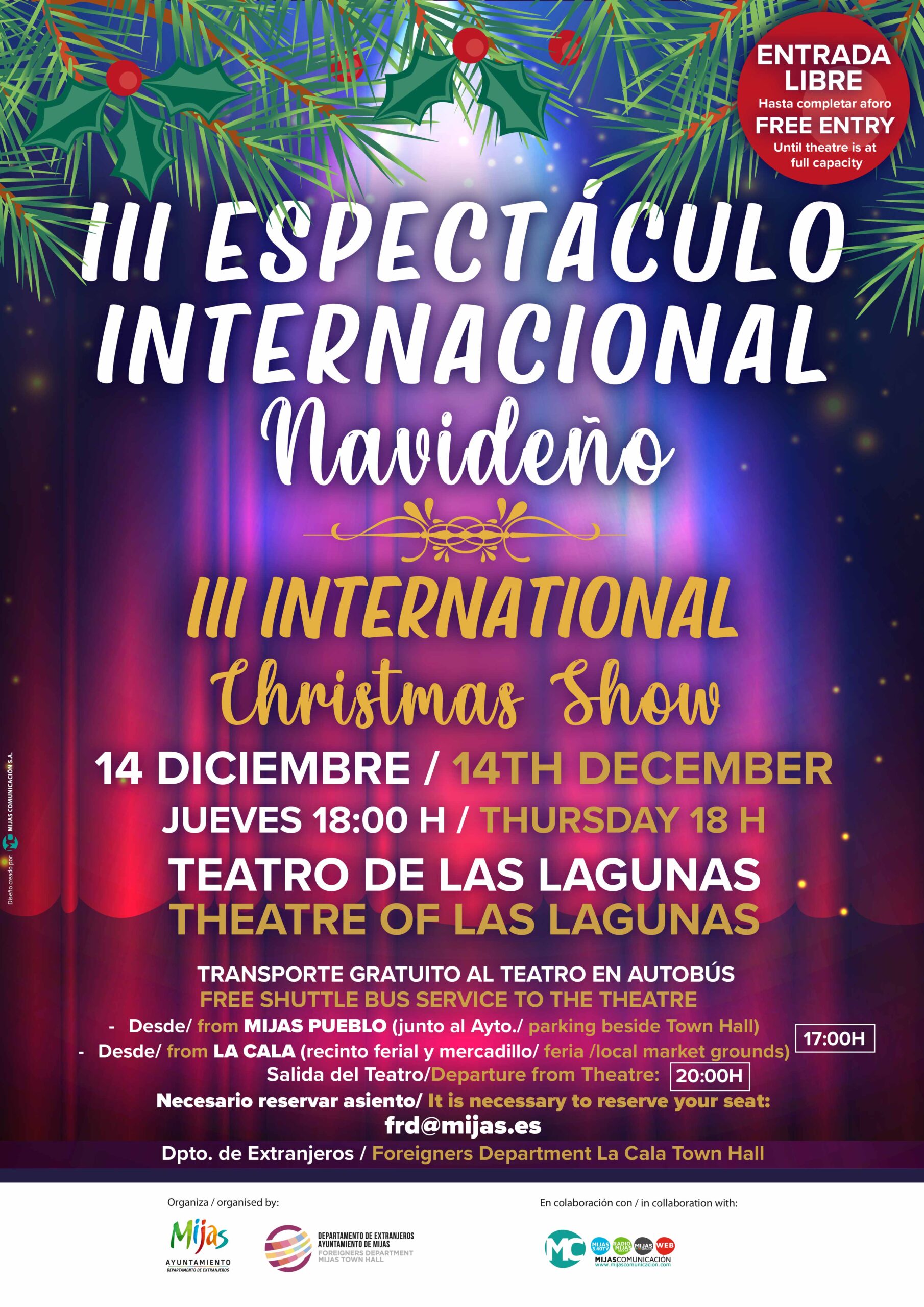 Free International Christmas Show