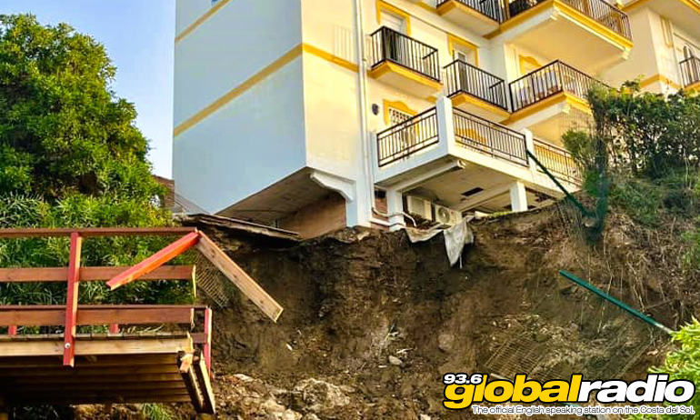 Boardwalk Collapses At La Cala De Mijas