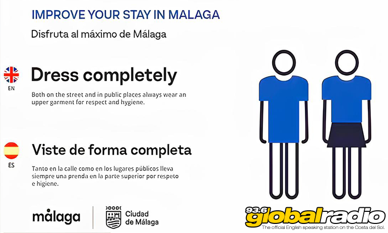 Malaga Tells Tourists To Cover Up