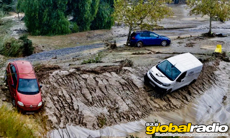 Cartama Floods 2024 Landslide