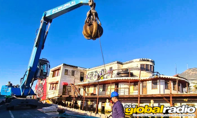 Demolition Of Benalmadena Steamboat Begins