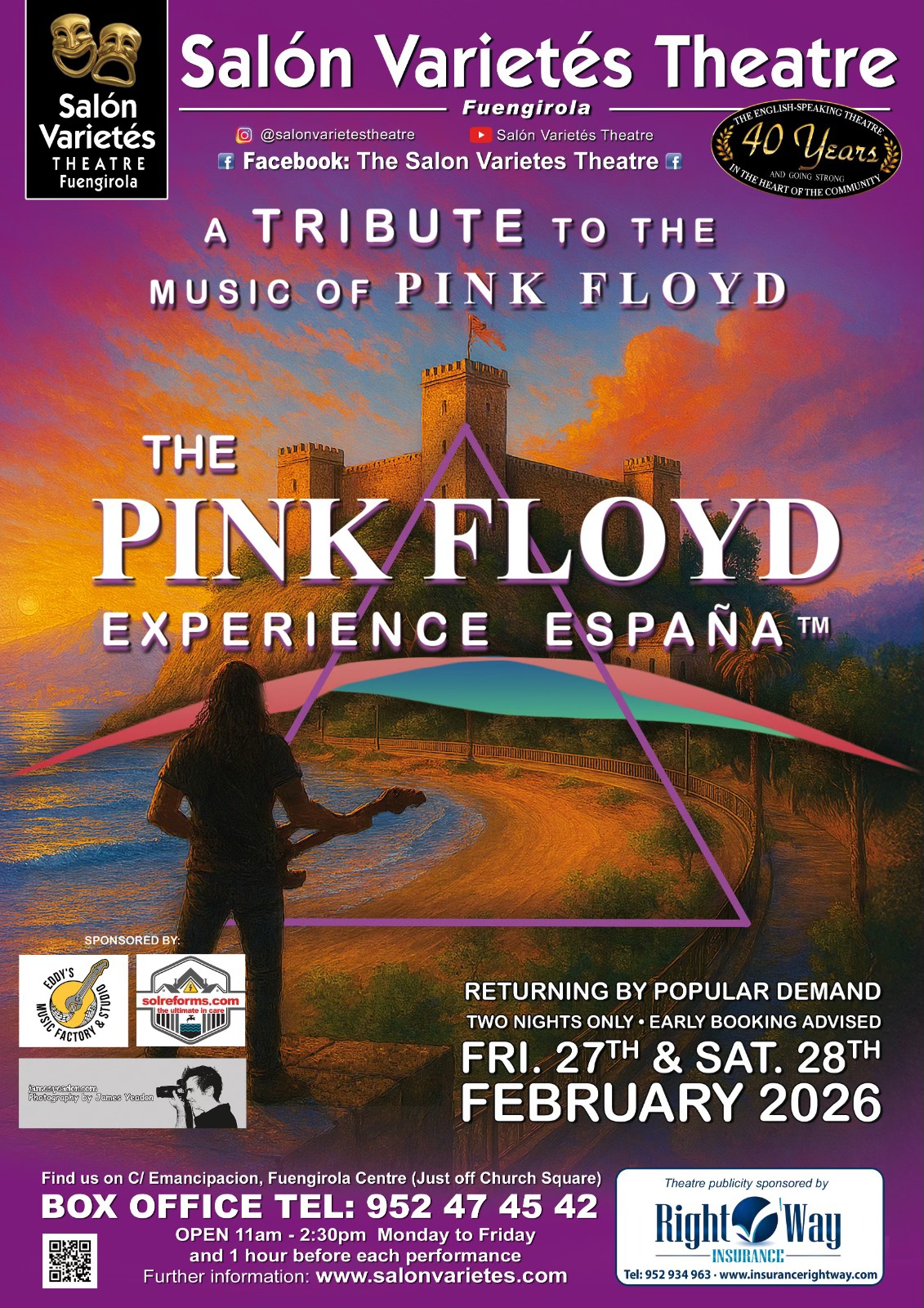 The Pink Floyd Experience Espana At Salon Varietes